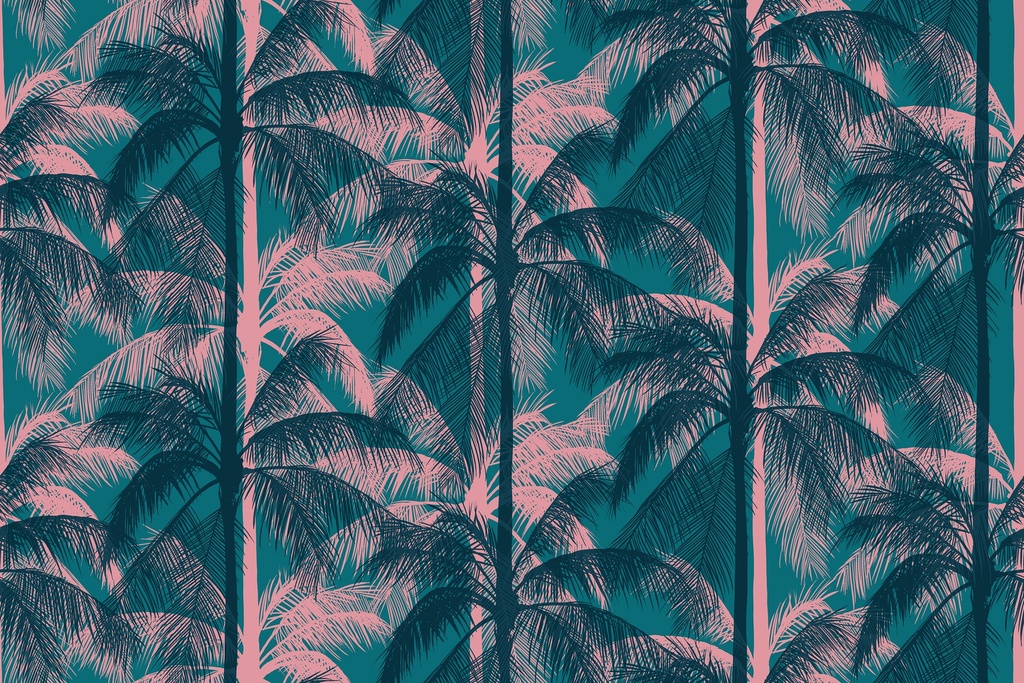 Poolside Too by Ruby Star - Poolside Palms in Storytime
