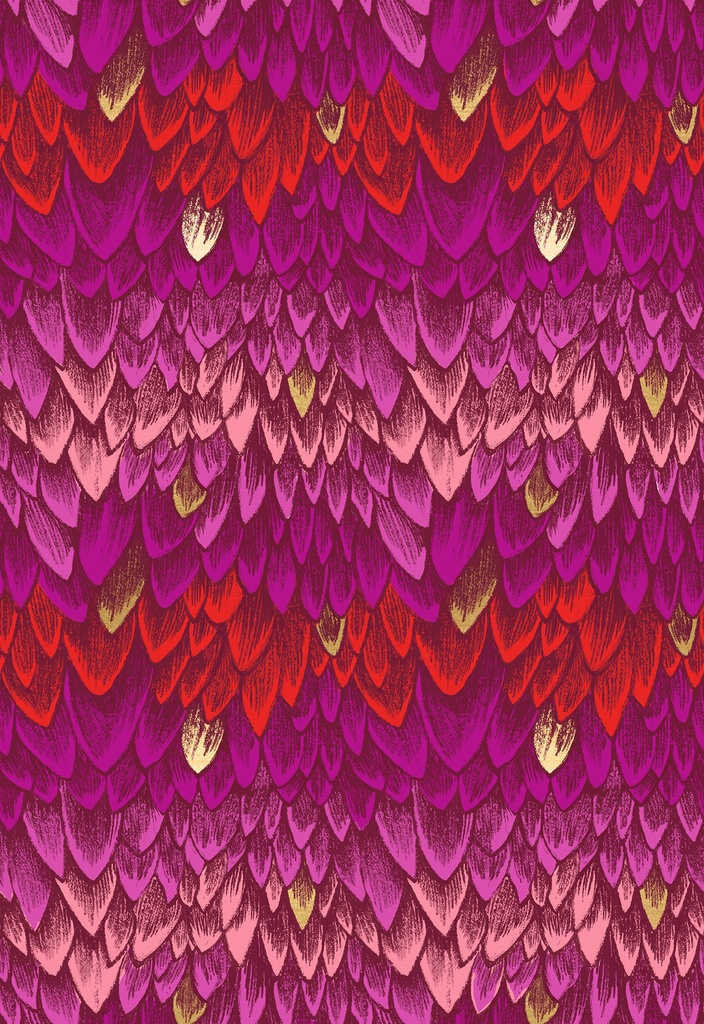 Fireglow by Sarah Watts - Scales in Rose