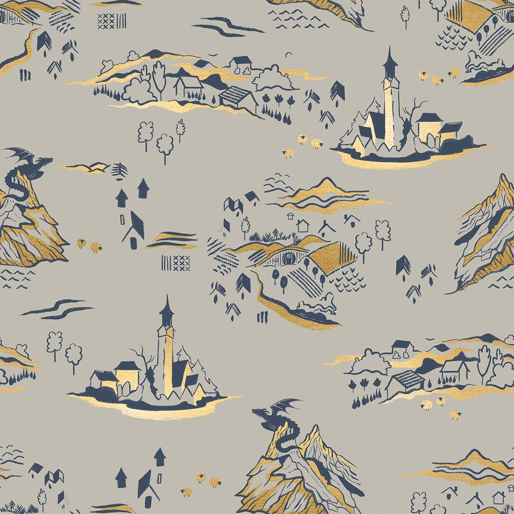 Fireglow by Sarah Watts - Mountain Town in Oyster