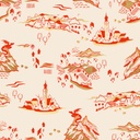 Fireglow by Sarah Watts - Mountain Town in Dark Ruby