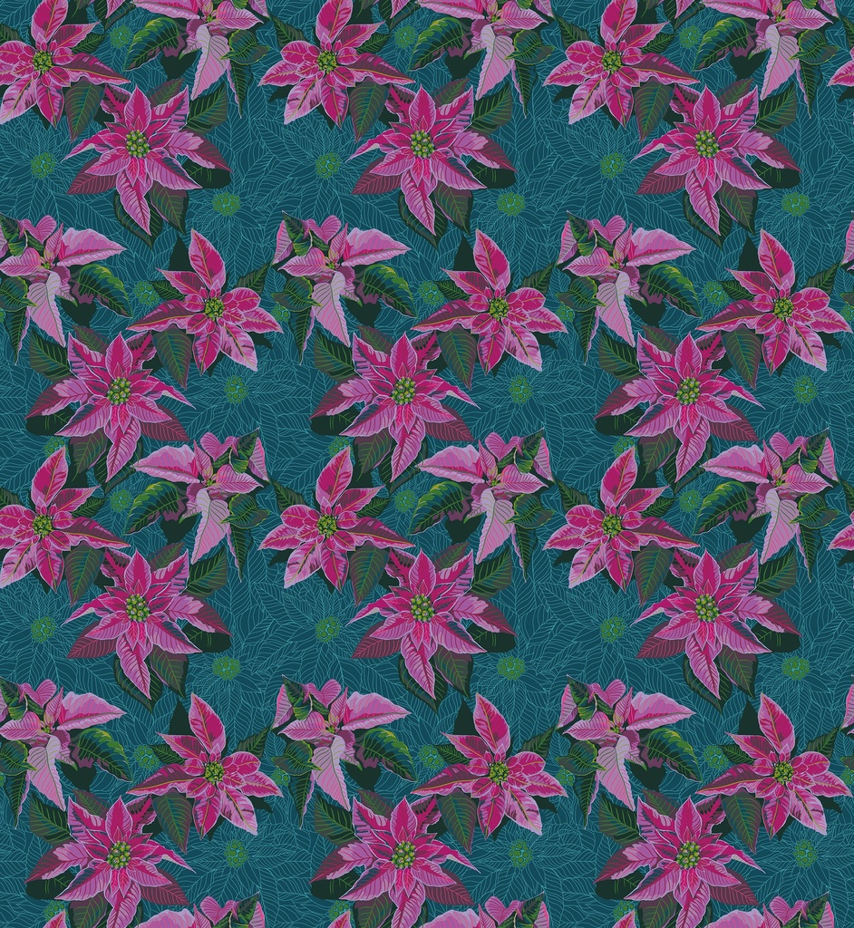 Cozy Christmas by Anna Maria Parry - Poinsettia in Flourish