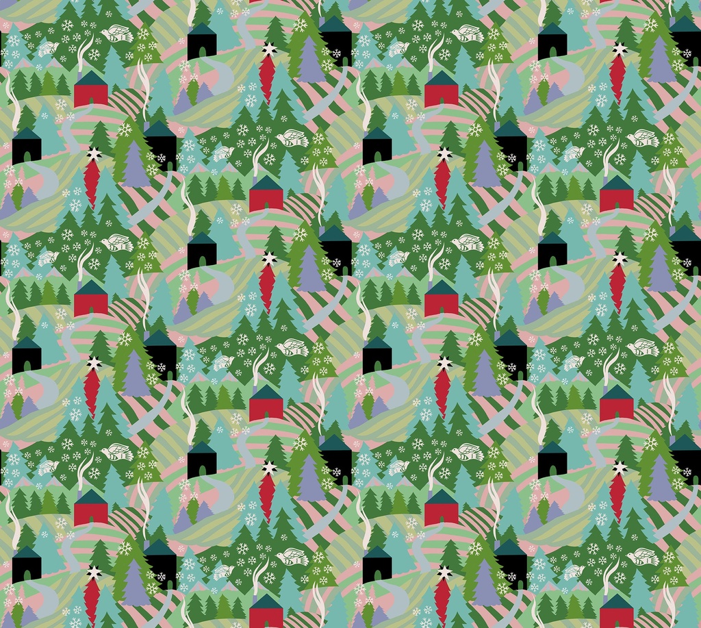 Cozy Christmas by Anna Maria Parry - Morning Flurry in Flourish