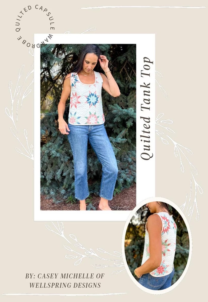Quilted Tank Top by Casey Cometti