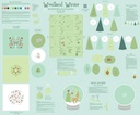 Just Make It! Seasonal by Little Dear - Woodland Winter 36" Panel