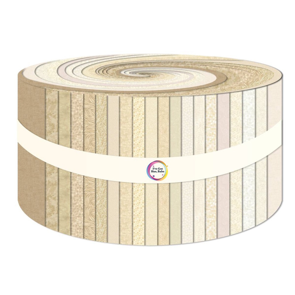 I've Got Hue, Babe by StudioE Fabrics - Crem de la Crem 2.5" Strips 40pc