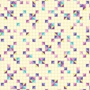Twilight Serenade by Amanda Murphy - Modern Triangles in Butter