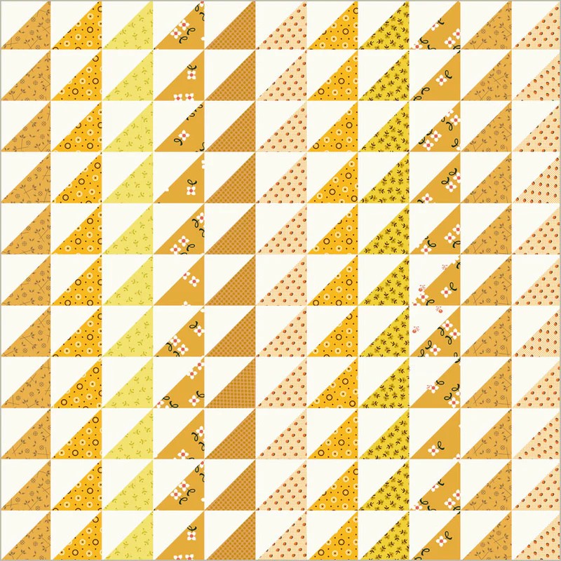Made Easy by Denyse Schmidt - Triangle Stripe Cheater in Golden