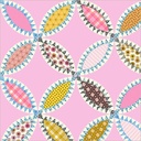 Made Easy by Denyse Schmidt - Tobacco Leaf Cheater in Light Pink