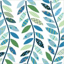 Pretty Things by Denyse Schmidt - Leafy Vine Cheater in Blue