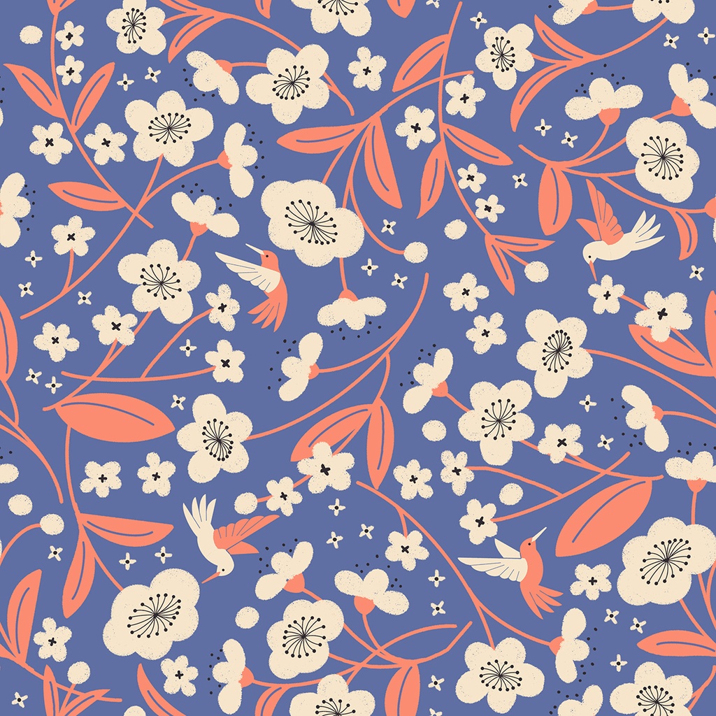 Persimmon by Rashida Coleman Hale - Persimmon Blossoms in Twilight