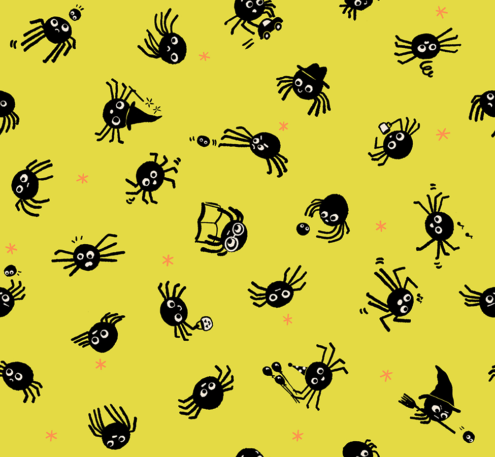 Freaky Familiars by Ruby Star Society - Spider Sense in Citron