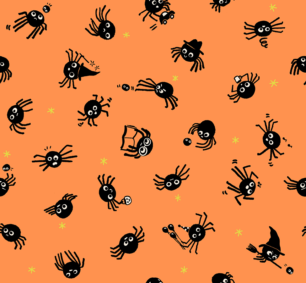 Freaky Familiars by Ruby Star Society - Spider Sense in Pumpkin