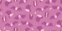 Freaky Familiars by Ruby Star Society - Fat Bats in Heliotrope