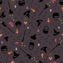 Freaky Familiars by Ruby Star Society - Witchy Woman in Eggplant