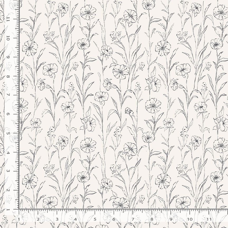 Fall in Love by Clara Jean Design - Blooms in Cream