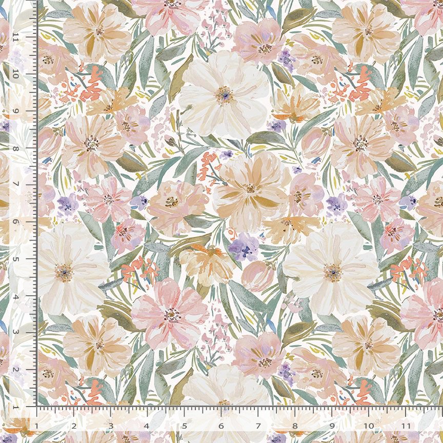 Fall in Love by Clara Jean Design - Serene Petals in Multi