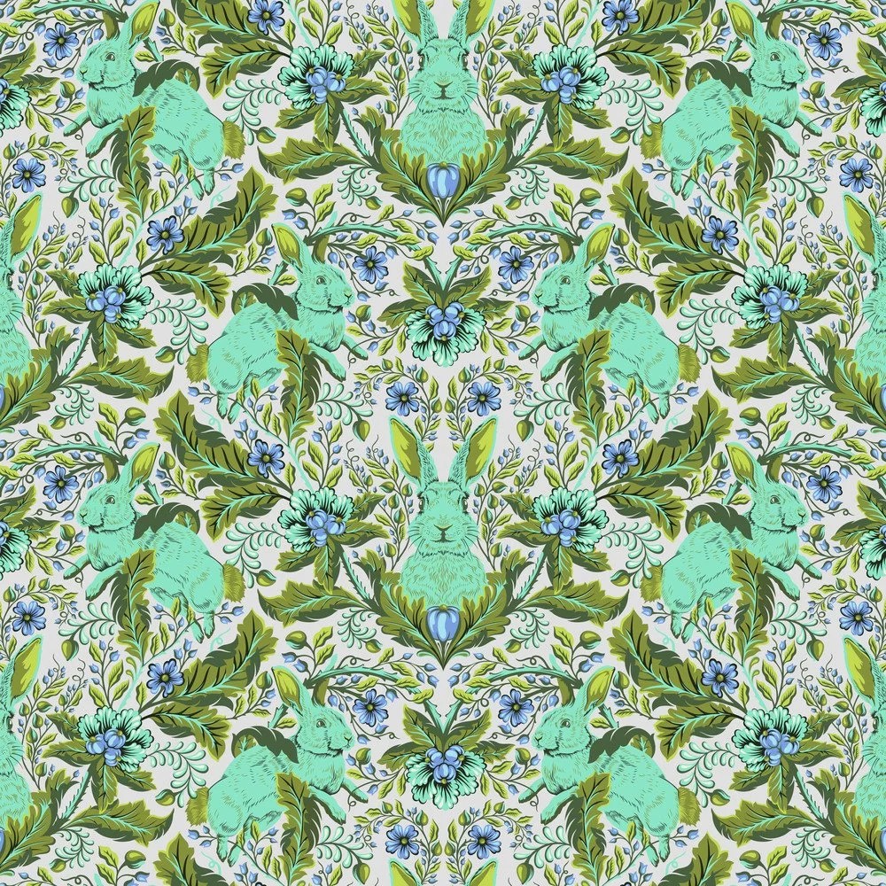 Full Moon Forest II by Tula Pink - Hoppy Go Lucky in Starlight