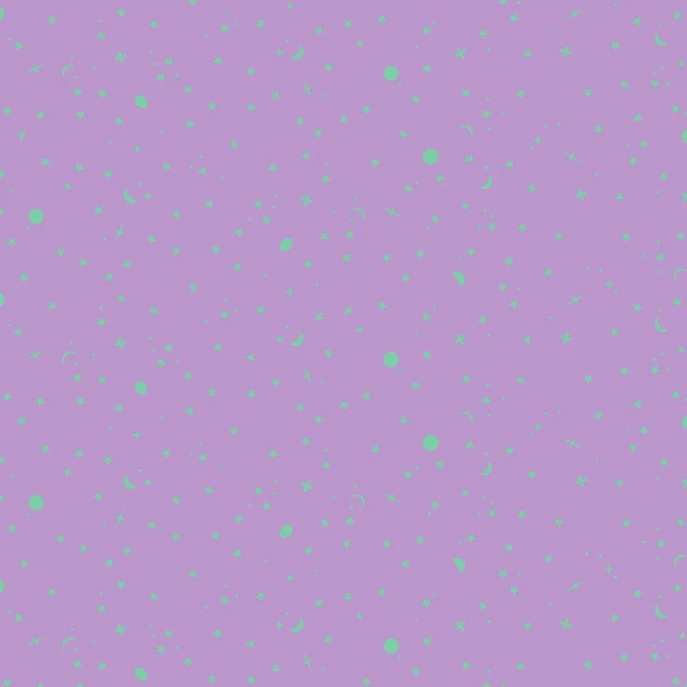 True Colors by Tula Pink - Space Sprinkles in Frozen Berry