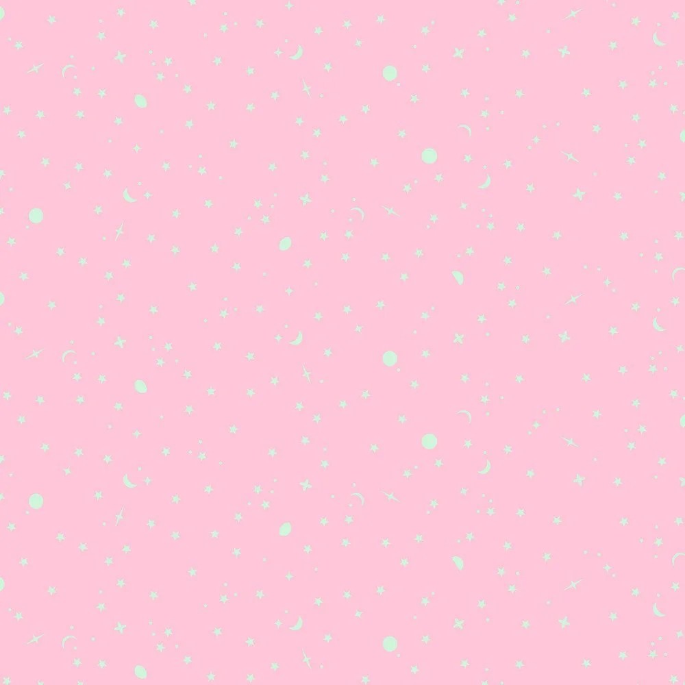 True Colors by Tula Pink - Space Sprinkles in Piglet