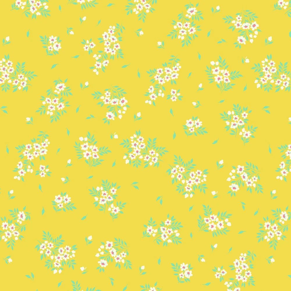 True Colors by Tula Pink - What a Ditz in Buttercup