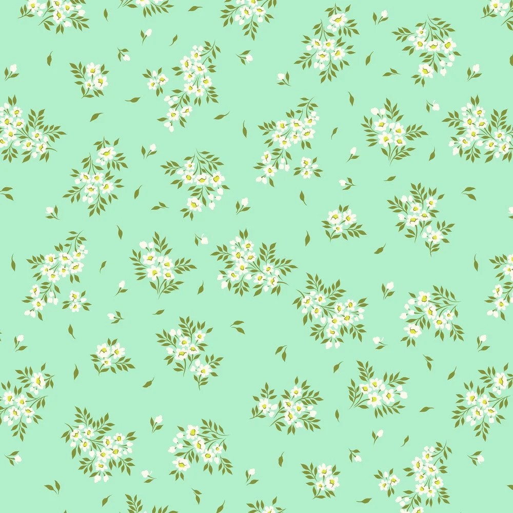 True Colors by Tula Pink - What a Ditz in Spearmint