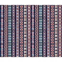 All American Snowman by Morris Creative Group - All American Border Stripe in Multi
