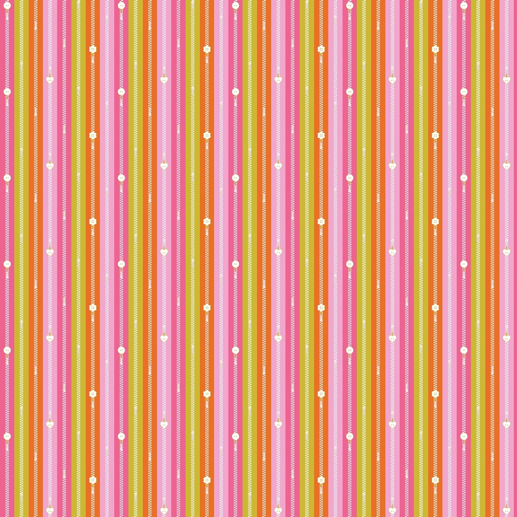 Bits & Bobs by Sarah Hearts - Zippers in Orange