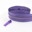 Zipper by the Yard Shimmer Tape - 2 Yards, 2 Pulls