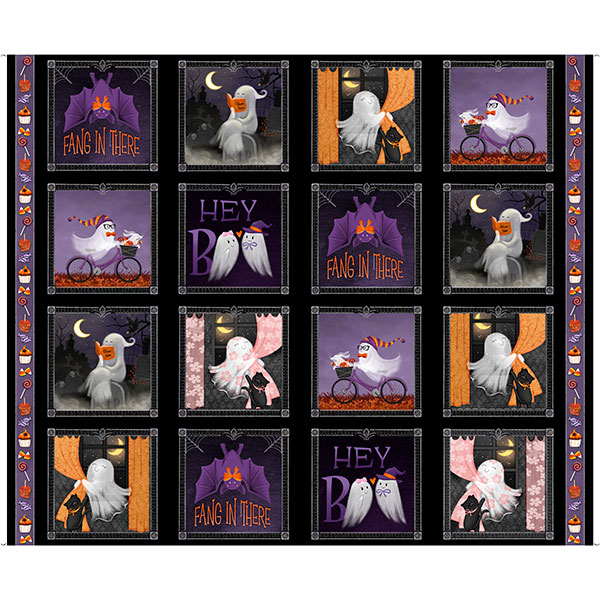 Ghost Tales by Michael Zindell - Ghost Picture Patches Panel 36"