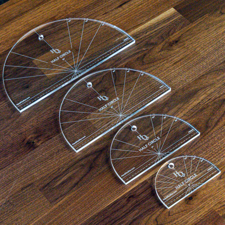 Handi Quilter Half Circle Ruler Set - Set of 4