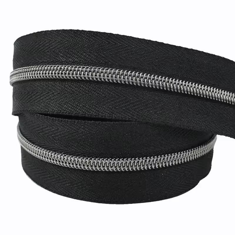 Zipper by the Yard Solid w/ Gunmetal Teeth - 2 Yards