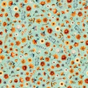 Harvest Hollow by Morris Creative Group - Ditsy Floral in Dusty Aqua