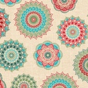 Winter Haven by Rachel Rossi Designs - Frosty Medalion in Multi