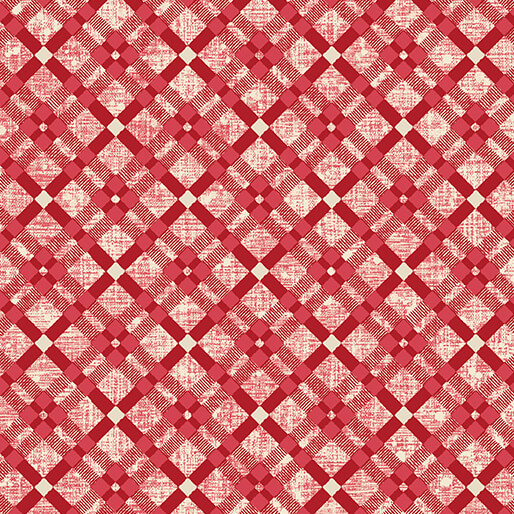 Winter Haven by Rachel Rossi Designs - Winter Tartan in Red