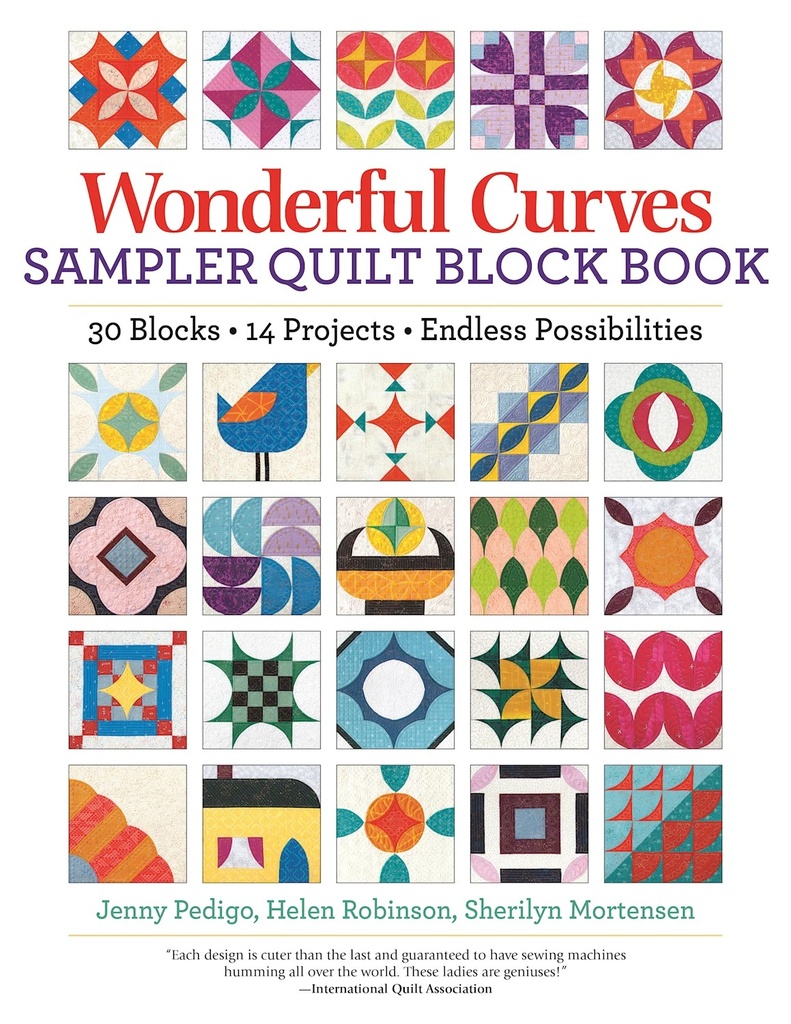 Wonderful Curves Sampler Quilt Block Book by Jenny Pedigo