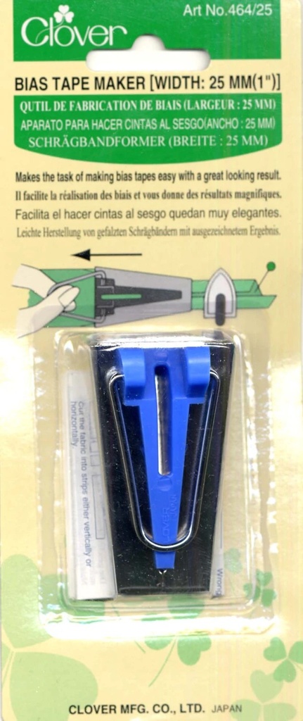 Bias Tape Maker by Clover - 1" (25mm)