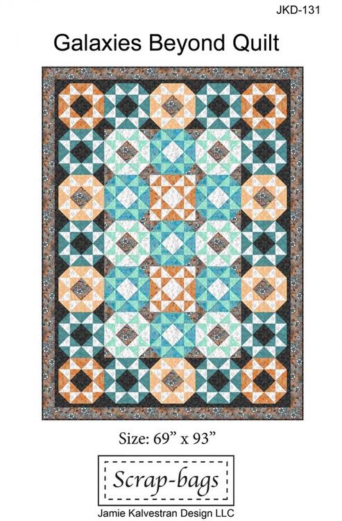 Galaxies Beyond Quilt Pattern by Jamie Kalvestran