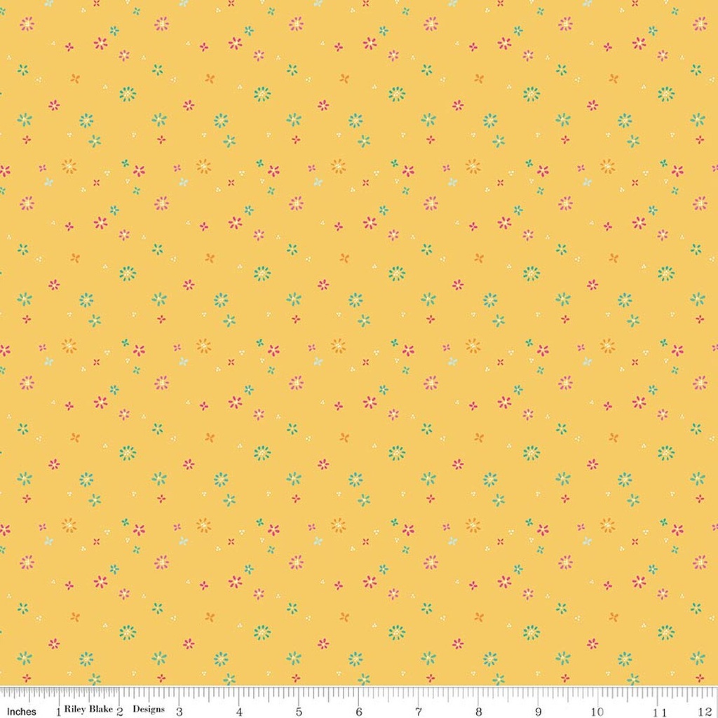 Chasing Rainbows by Leslie Ryan - Garden Sprinkles in Daffodil
