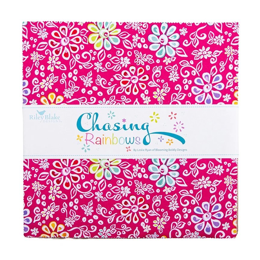 Chasing Rainbows by Leslie Ryan - 10" Stacker, 42pc