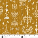 Jinny by Alison Glass - Redwork in Amber