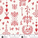 Jinny by Alison Glass - Redwork in Cherry