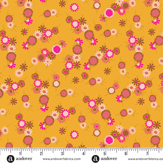 Jinny by Alison Glass - Daisy Chain in Marigold