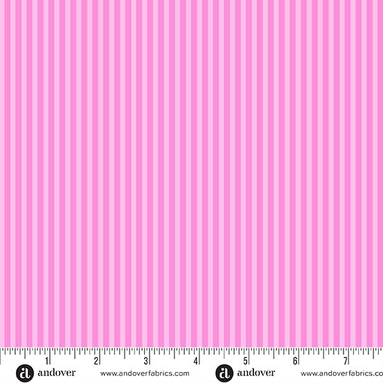 Simply Stripe by Andover Fabrics - Simply Stripe in Pink
