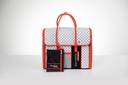 Bernette Polka Dot Tote & Pouch