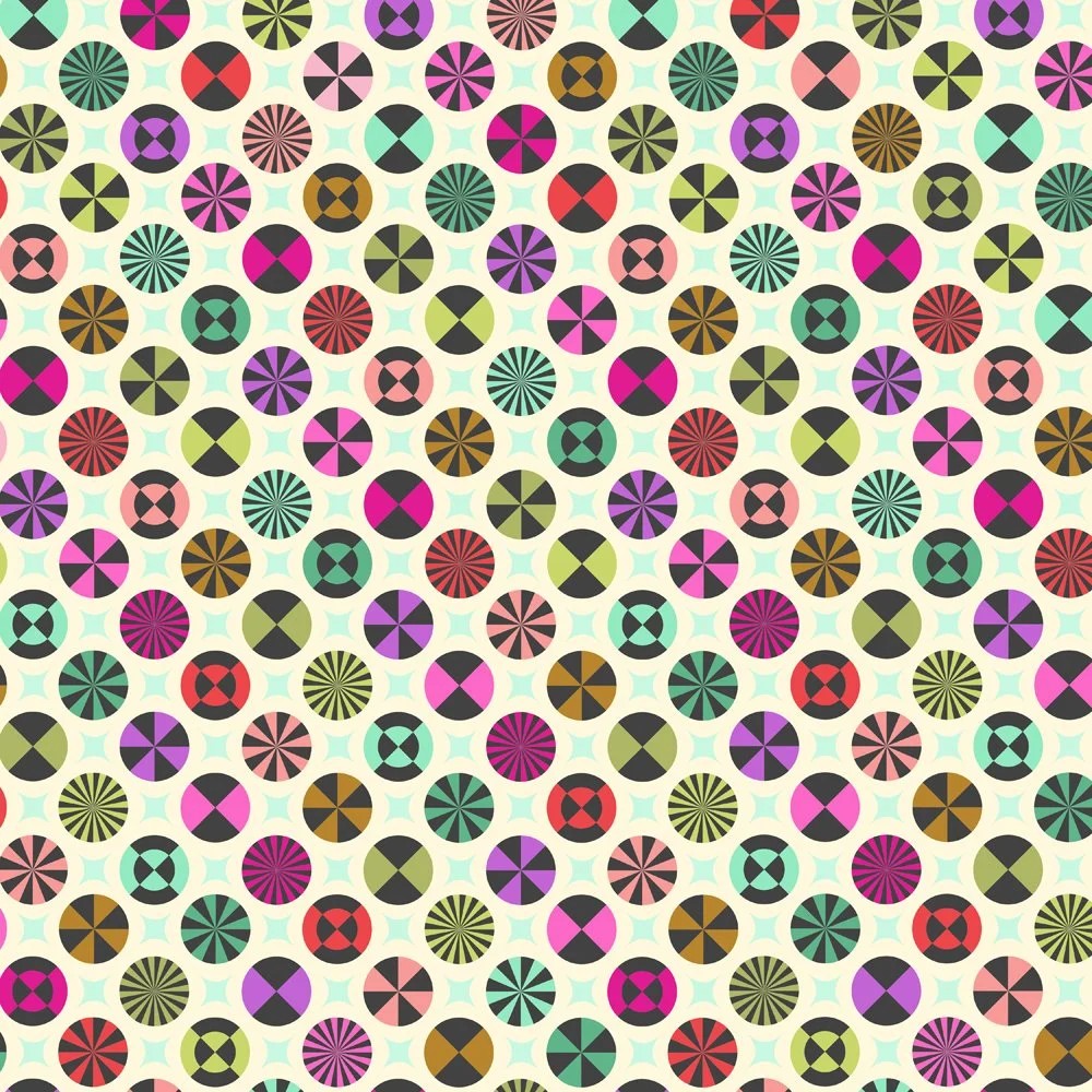 Prince Charming Deja Vu by Tula Pink - Taffy in Sugar Rush 60" Minky (copy)
