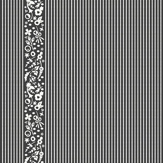 Ellipse by Alison Glass - Oval Stripe in Panda