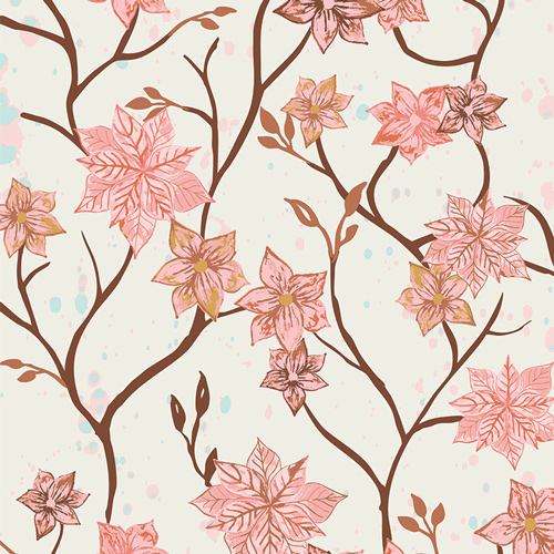 Frost & Fir by AGF Sewcial Bee Collective - Frosted Blossoms