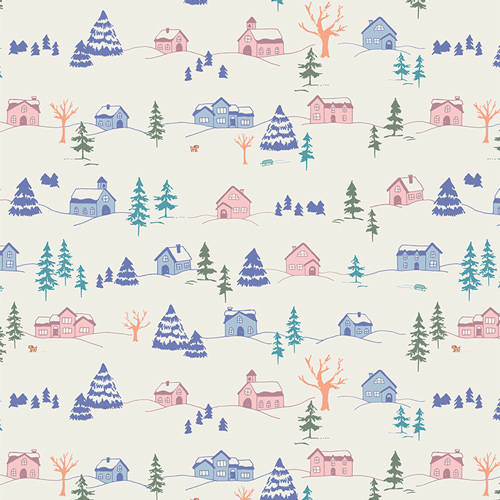 Frost & Fir by AGF Sewcial Bee Collective - Winterful Town