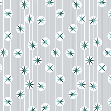 12 Days of Christmas by Ink & Arrow - Star Stripe in Gray