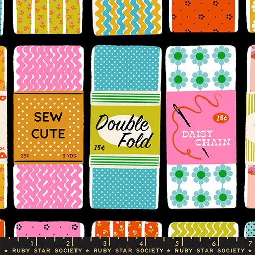 1 800 Notion by Ruby Star Society - Sew Cute in Soft Black